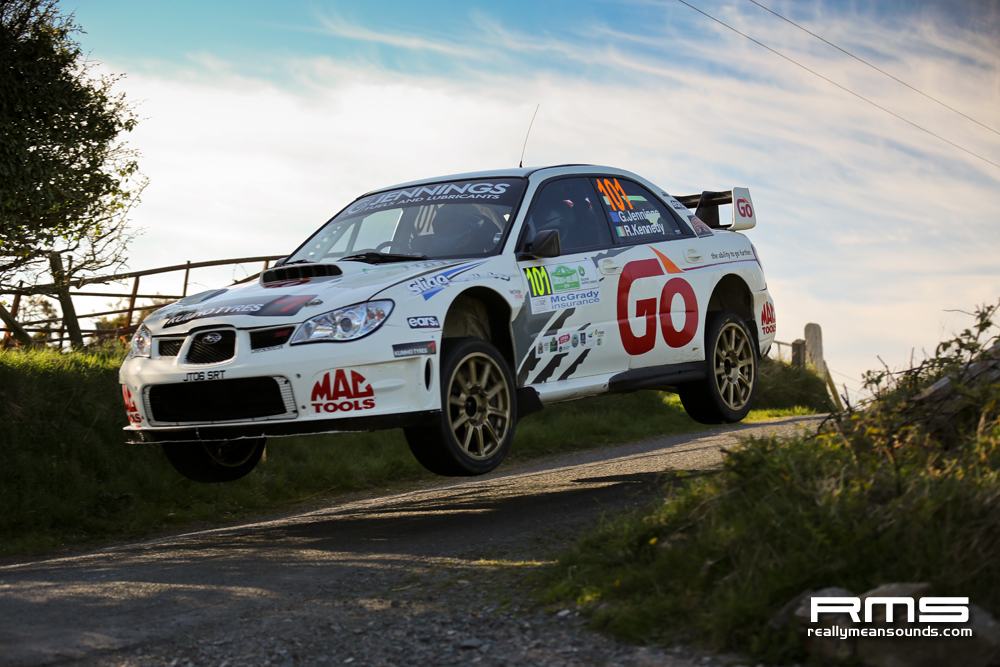 Garry Jennings jump Circuit of Ireland Rally 2014