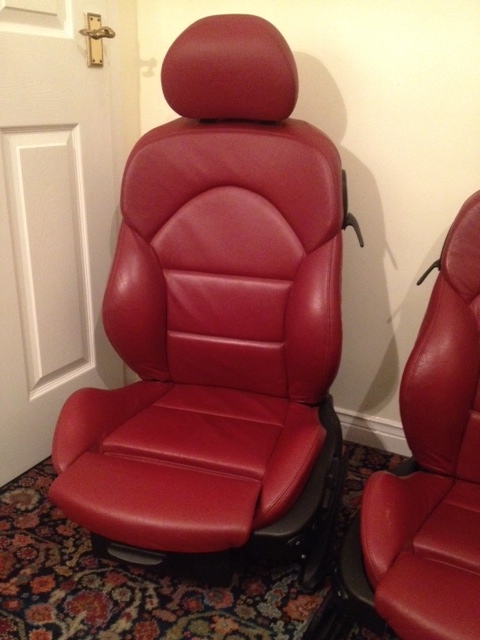 Interior Parts Bmw E46 M3 Imola Red Leather Front Seats Fit All Coupes Rms Motoring Forum - Bmw E46 Coupe Seat Covers