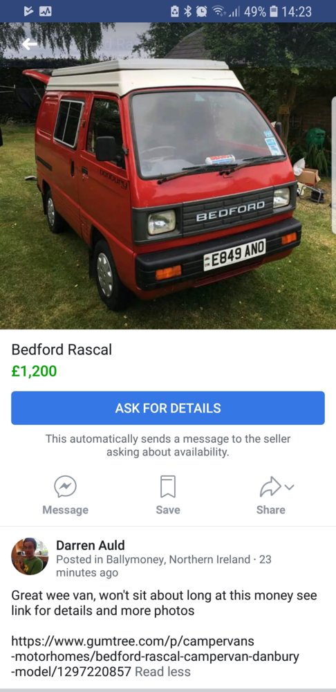 cheap rascal vans for sale