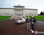 Junior World Rally Champions William Creighton and co-driver Liam Regan with their Ford Fiesta Rally3. (Photo by Graham Baalham-Curry)(S3)