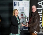 ANICC Secretary Grace King, was presented with the Ford-Hutchinson Trophy, as the 2021 Clubman of the Year from ANICC Chairman, Wilson Carson.(S3)
